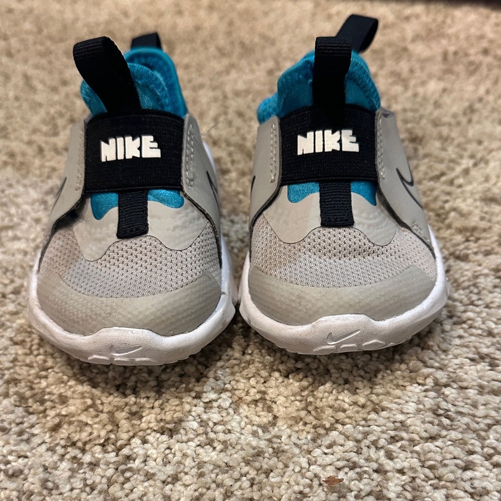 Nike Kids Gray and Blue Shoes Sz infant 3c